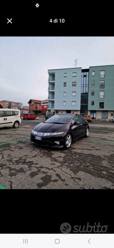 Usata Honda Civic Type S 140 CV (102 kW) 2007 Nero Berlina