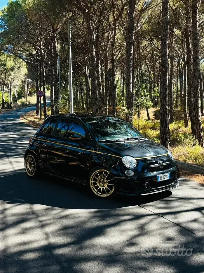 Usata Abarth 500 135 CV (99 kW) 2008 Nero Utilitaria