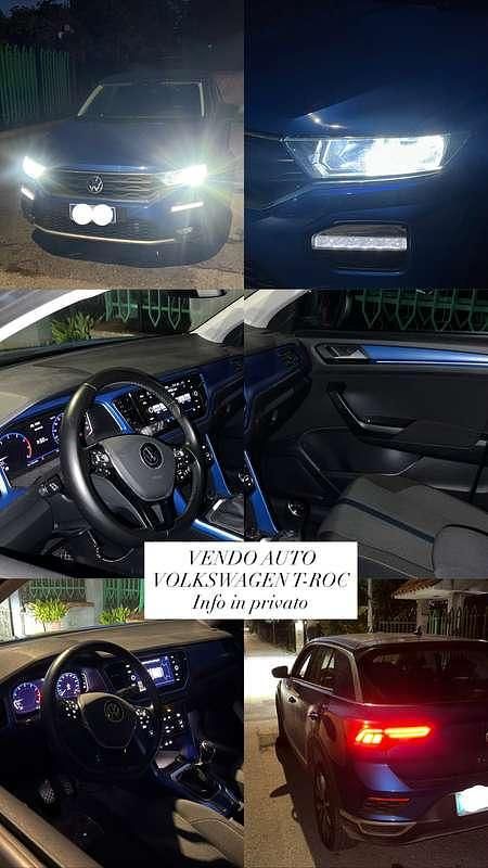 Usata VW T-Roc Style 110 CV (80 kW) 2021 Blu SUV