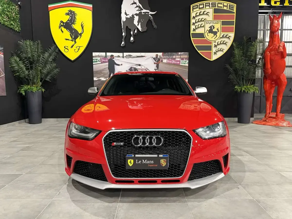 Usata Audi RS4 Ambiente 450 CV (330 kW) 2013 Laserrot red metallic Station wagon