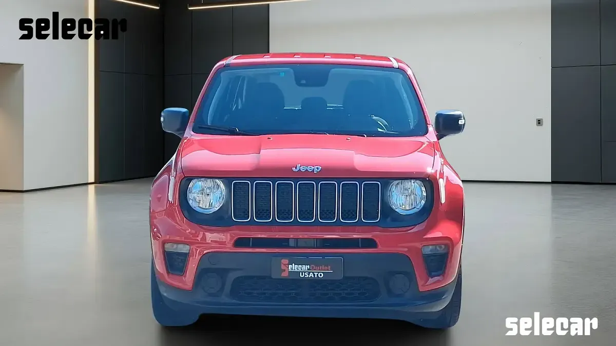 Usata Jeep Renegade Longitude 120 CV (88 kW) 2022 7h rosso rubino metallizzato SUV