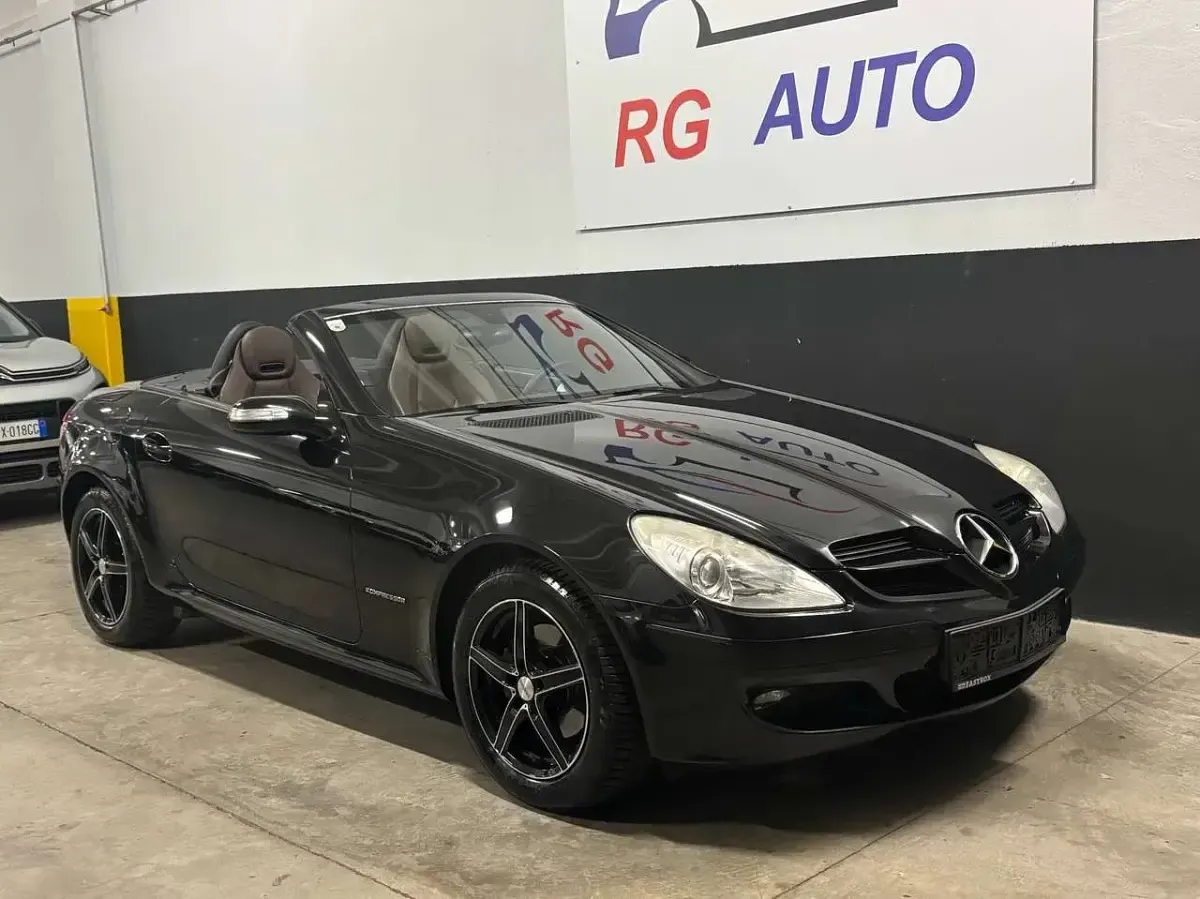 Usata Mercedes SLK200 Edition 163 CV (119 kW) 2007 Nero Cabrio