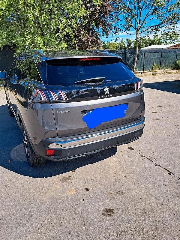 Usata Peugeot 3008 131 CV (96 kW) 2021 Grigio SUV