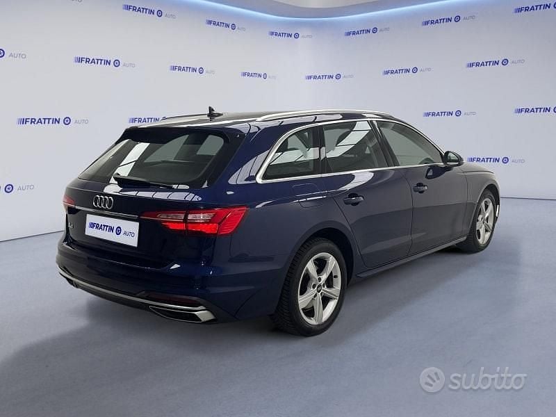 Usata Audi A4 Advanced 136 CV (100 kW) 2021 Blu Station wagon