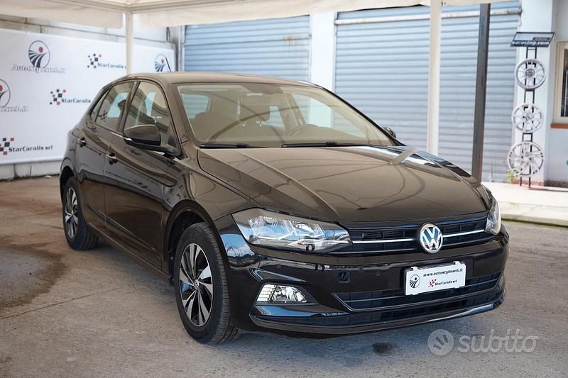 Usata VW Polo Comfortline 80 CV (58 kW) 2018 Nero Utilitaria