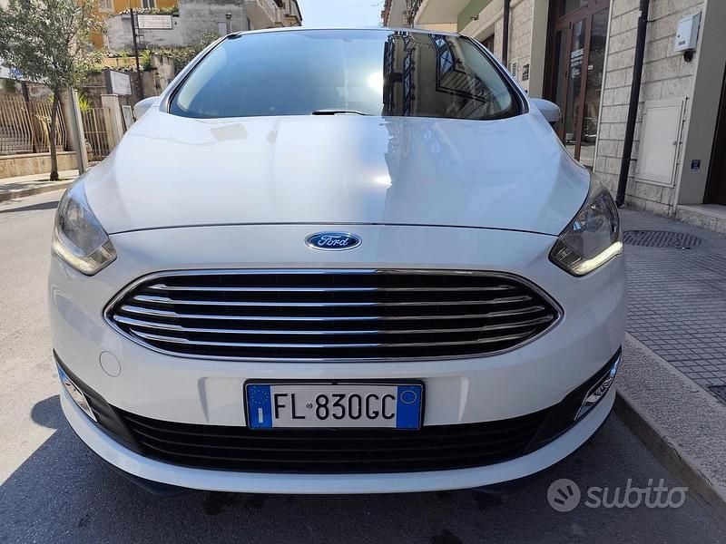 Usata Ford C-MAX Titanium 120 CV (88 kW) 2017 Bianco Monovolume