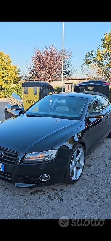 Usata Audi A5 S-Line 170 CV (125 kW) 2009 Nero Coupé