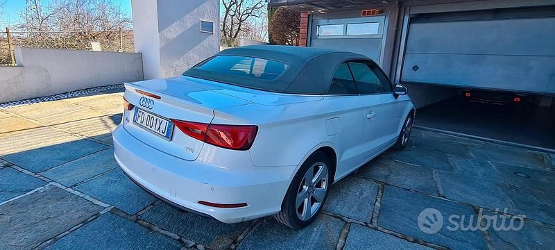 Usata Audi A3 Cabriolet 2016 Bianco Cabrio