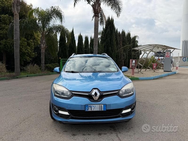 Usata Renault Mégane GrandTour 95 CV (69 kW) 2014 Blu Station wagon