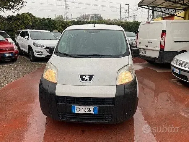 Usata Peugeot Bipper Active 75 CV (55 kW) 2014 Bianco Monovolume
