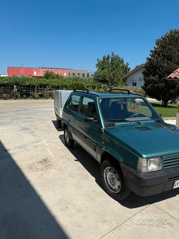 Usado Fiat Panda 4x4 54 HP (39 kW) 1997 Verde Citadino