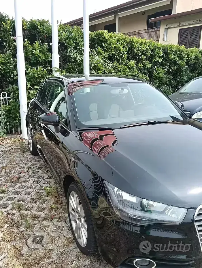Usata Audi A1 Ambition 86 CV (63 kW) 2012 Nero Utilitaria