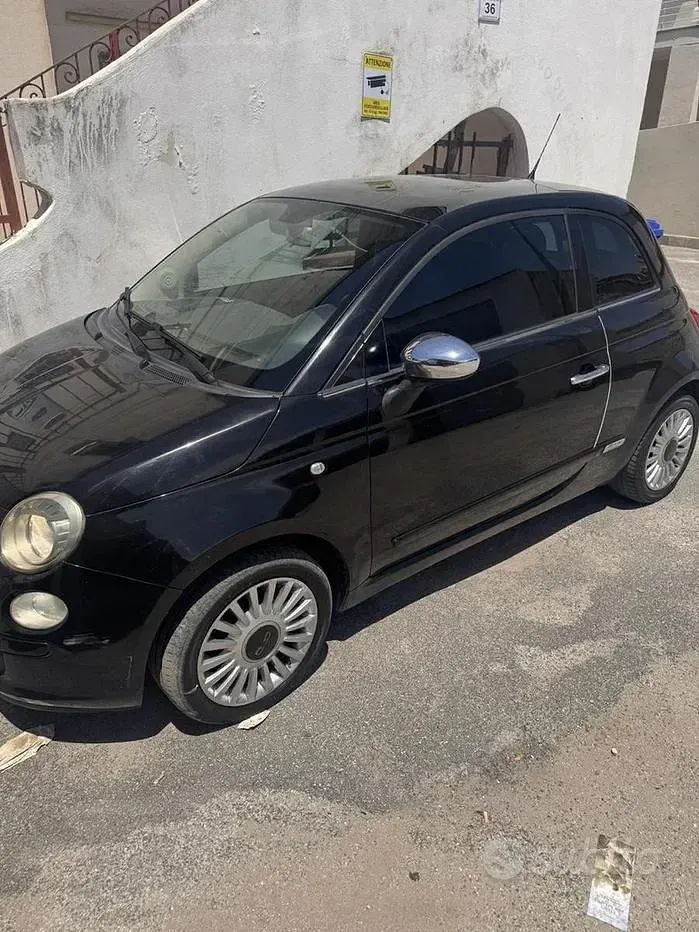 Usata Fiat 500 75 CV (55 kW) 2007 Nero Berlina