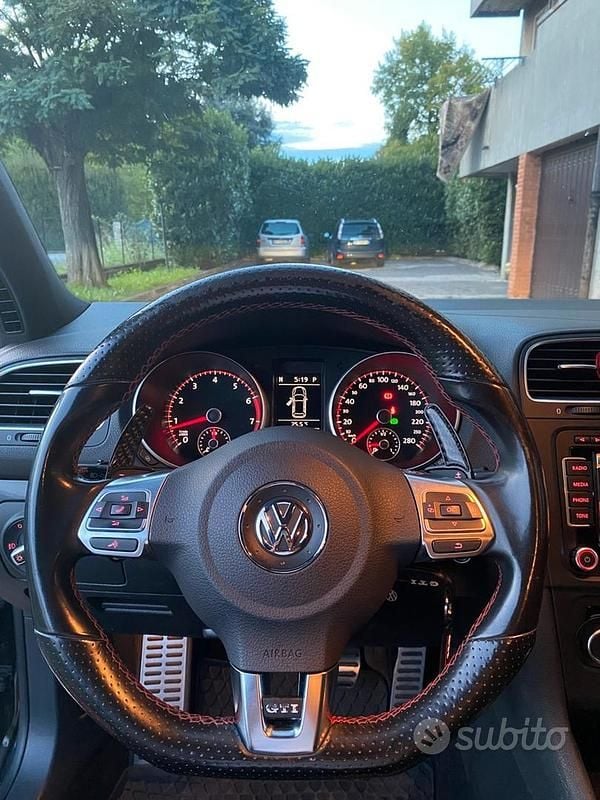 Usata VW Golf VI GTI 211 CV (155 kW) 2011 Nero Utilitaria