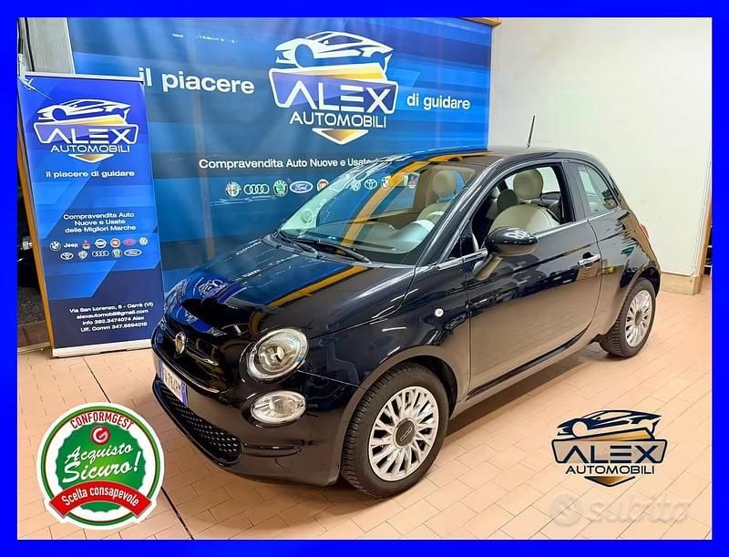 Usata Fiat 500 69 CV (50 kW) 2019 Nero Berlina