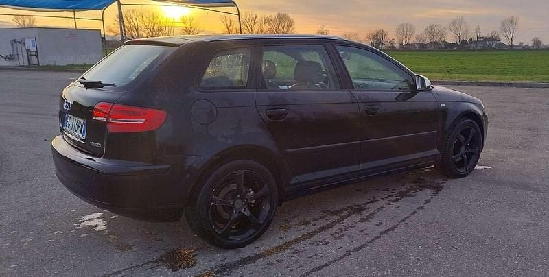 Usata Audi A3 Ambition 105 CV (77 kW) 2008 Nero Utilitaria