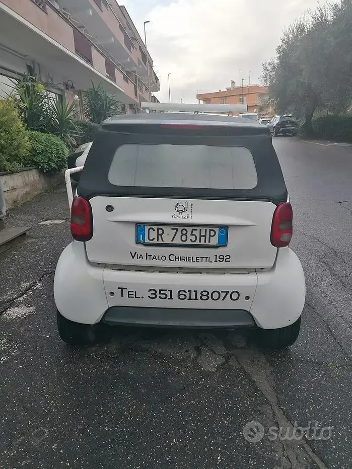 Usata Smart ForTwo Cabrio 41 CV (30 kW) 2004 Bianco Cabrio