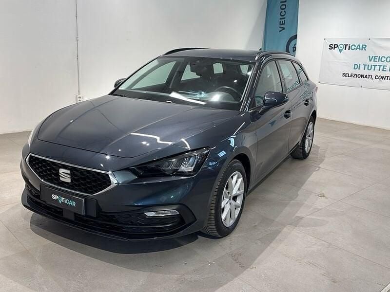Usata Seat Leon Style 110 CV (80 kW) 2022 Grigio Station wagon