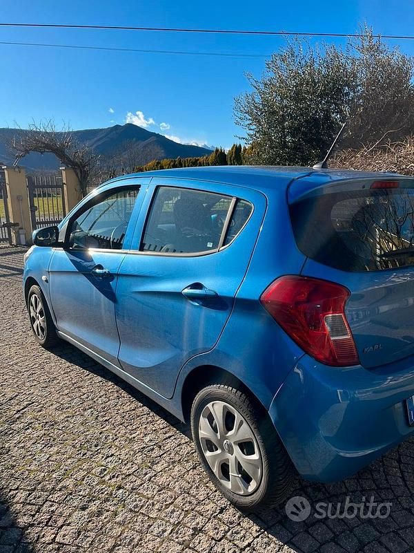 Usata Opel Karl 75 CV (55 kW) 2015 Blu Utilitaria