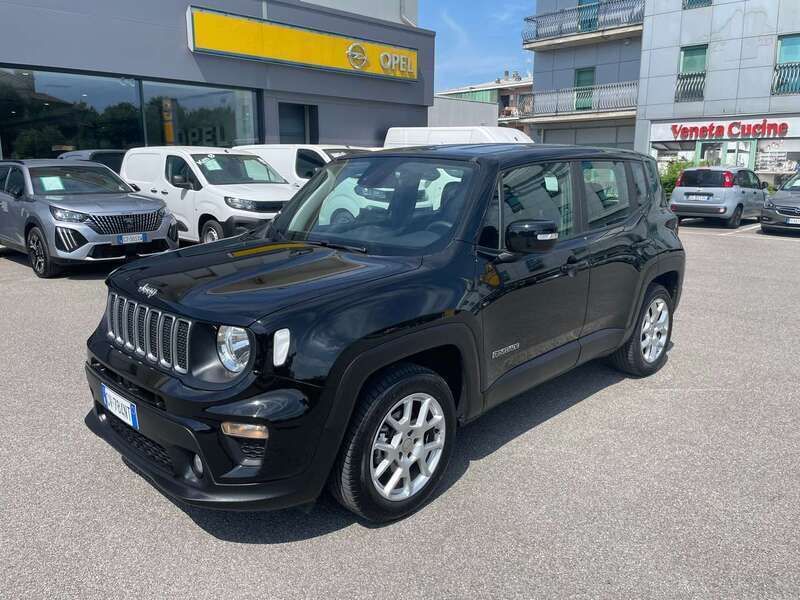 Solid black Usata 2024 Jeep Renegade Limited SUV | 23.900 € (Cara) - Immagine 1/4
