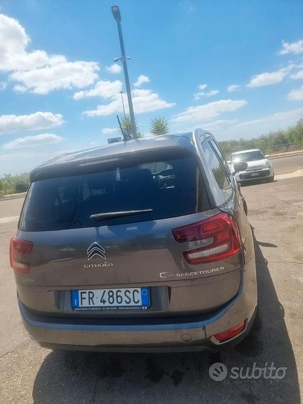 Usata Citroën C4 131 CV (96 kW) 2018 Grigio Monovolume