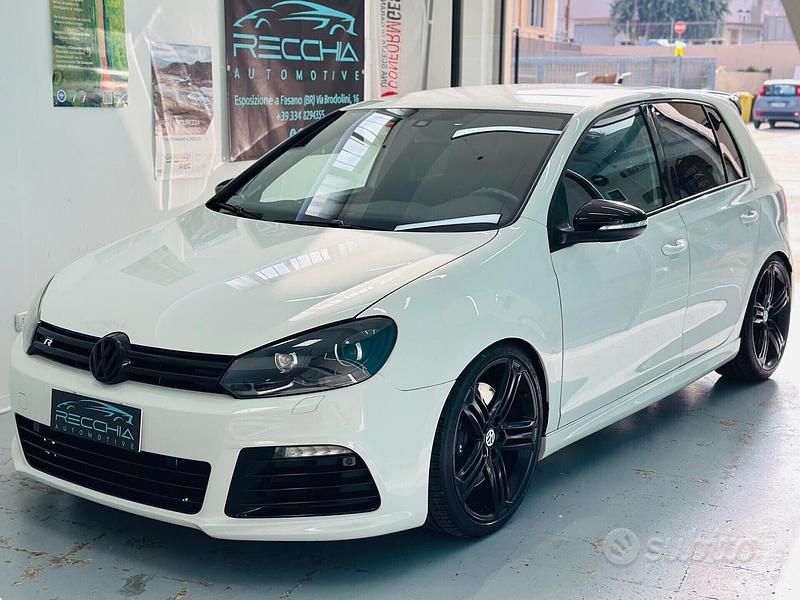 Usata VW Golf VI R 340 CV (250 kW) 2011 Bianco Utilitaria