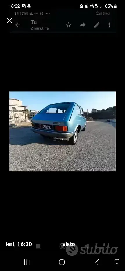 Usata Fiat 127 1970 Utilitaria