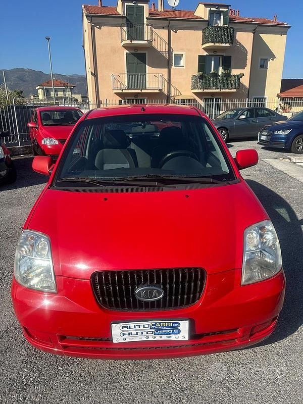 Usata Kia Picanto Spirit 61 CV (44 kW) 2007 Rosso Utilitaria