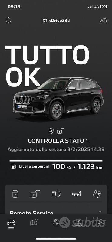 Usata BMW X1 197 CV (144 kW) 2022 Nero SUV