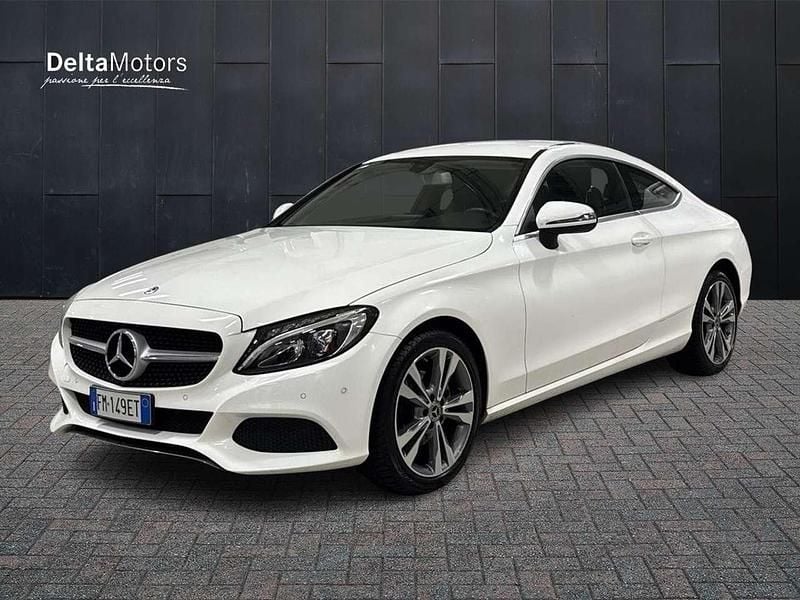 Bianco Usata 2017 Mercedes C220 Coupé | 20.750 € (Buon prezzo) - Immagine 1/4