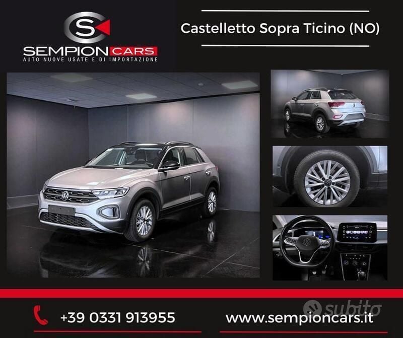 Argento Usata 2022 VW T-Roc Life SUV | 19.990 € (Buon prezzo) - Immagine 1/4