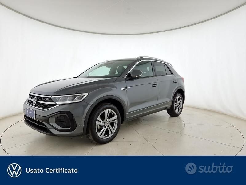 Indium grey metallizzato Usata 2022 VW T-Roc R-line SUV | 21.900 € (Buon prezzo) - Immagine 1/4