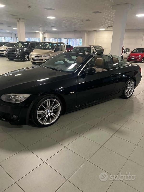 Usata BMW 320 Cabriolet M Sport 185 CV (136 kW) 2011 Nero Cabrio