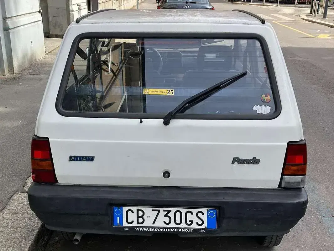 Usata Fiat Panda Young 54 CV (39 kW) 2003 Bianco Utilitaria