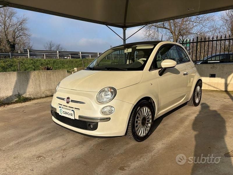 Usata Fiat 500 Lounge 69 CV (50 kW) 2013 Bianco Utilitaria