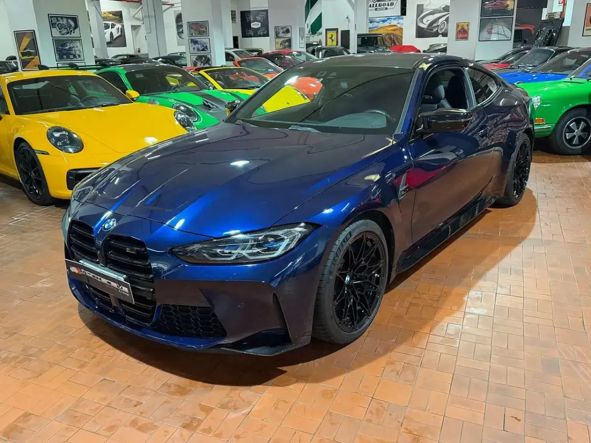 Usata BMW M4 Competition Edition 510 CV (375 kW) 2022 Blu tanzanite Coupé