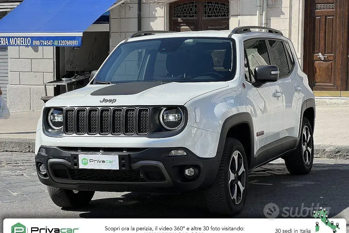 Usata Jeep Renegade Trailhawk 170 CV (125 kW) 2019 Bianco SUV