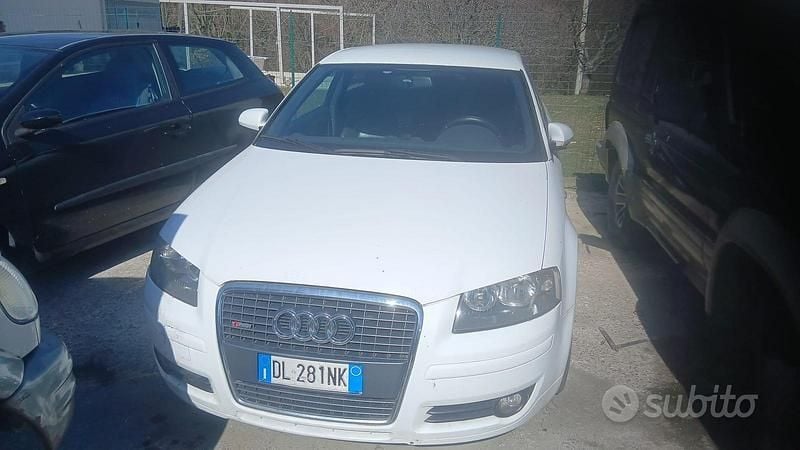 Usata Audi A3 S-Line 170 CV (125 kW) 2008 Bianco Utilitaria