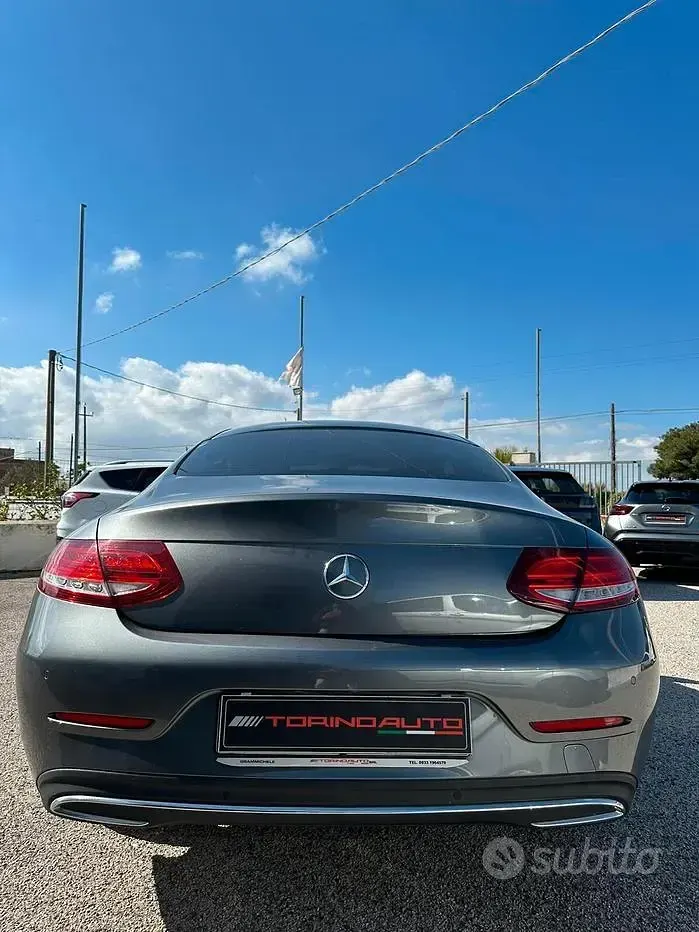 Usata Mercedes C220 170 CV (125 kW) 2017 Grigio Coupé