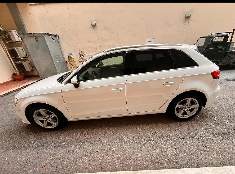 Usata Audi A3 116 CV (85 kW) 2018 Bianco Berlina