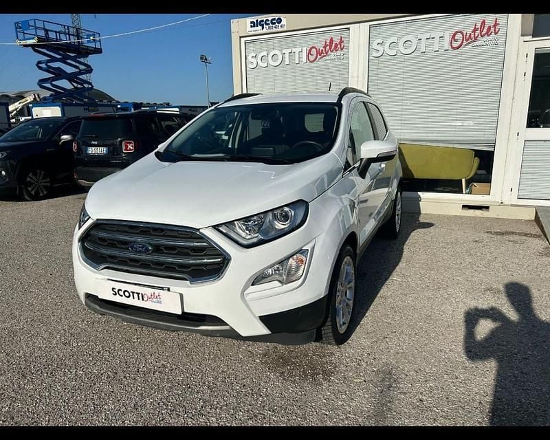 Bianco Usata 2021 Ford Ecosport Titanium S SUV | 12.400 € (Buon prezzo) - Immagine 1/4