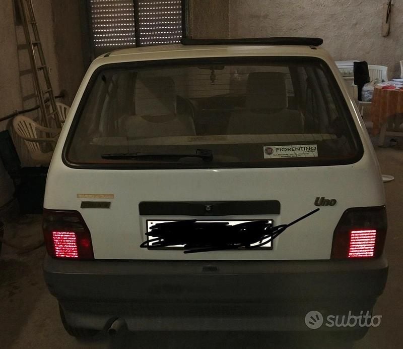 Usata Fiat Uno 1990 Bianco Utilitaria