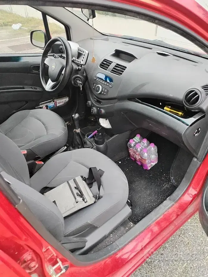Usata Chevrolet Spark 68 CV (50 kW) 2012 Rosso Utilitaria