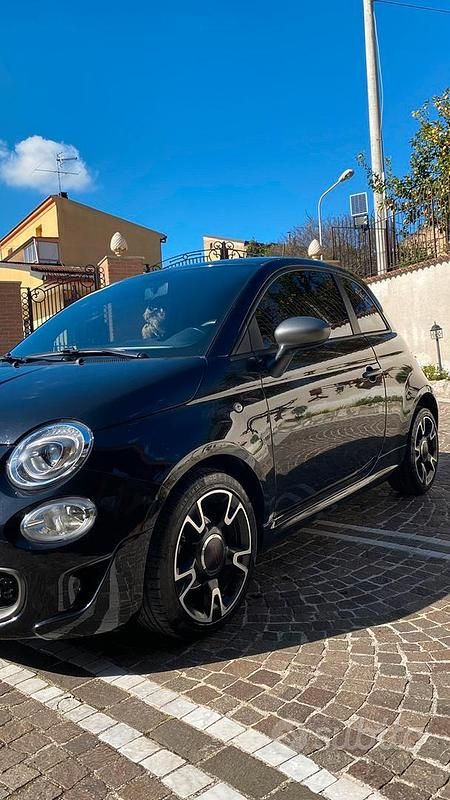 Usata Fiat 500S S 69 CV (50 kW) 2019 Nero Utilitaria