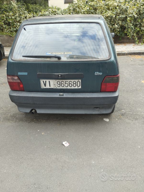 Verde Usata 1993 Fiat Uno Due volumi | 1100 € - Immagine 1/4