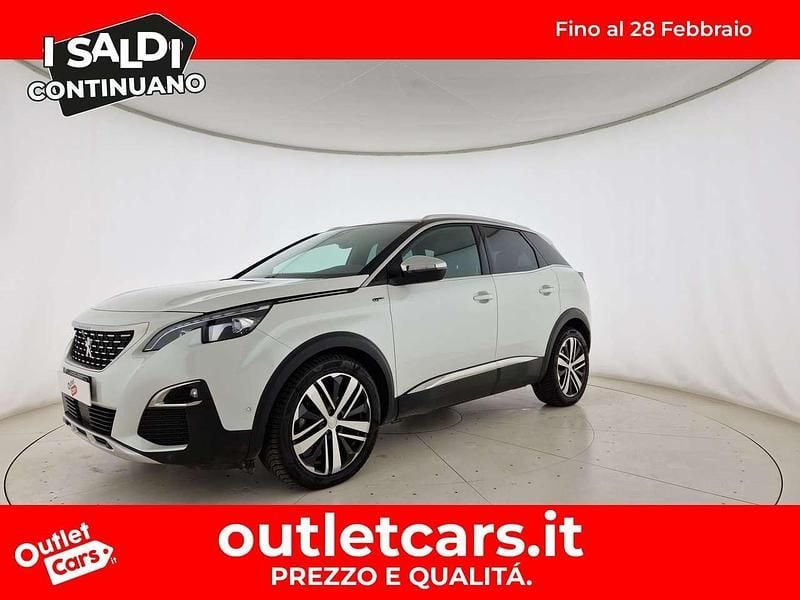 Bianco perla Usata 2017 Peugeot 3008 GT SUV | 15.400 € (Buon prezzo) - Immagine 1/4