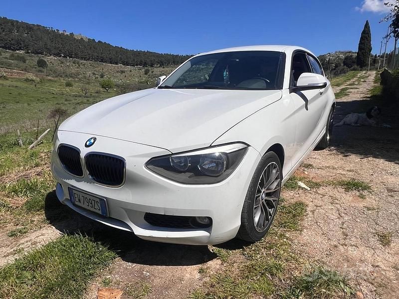 Usata BMW 114 Efficient Dynamics 95 CV (69 kW) 2014 Bianco Utilitaria
