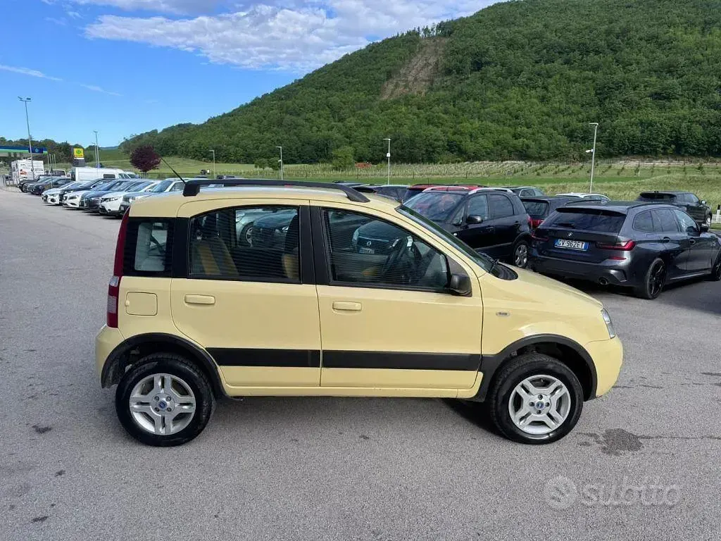 Usata Fiat Panda 4x4 Climbing 69 CV (50 kW) 2009 Giallo Utilitaria
