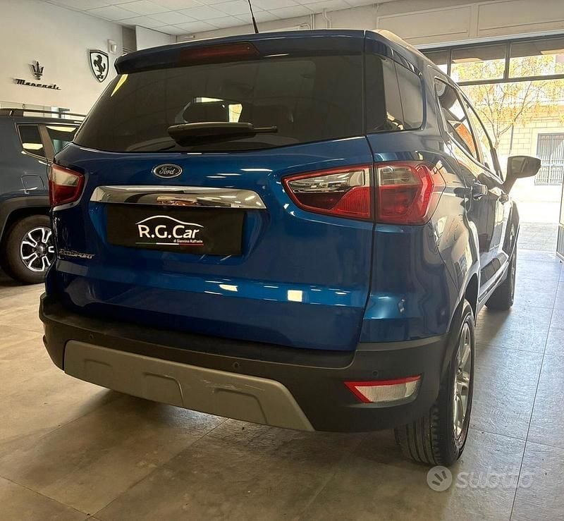 Usata Ford Ecosport Titanium 100 CV (73 kW) 2019 Blu SUV