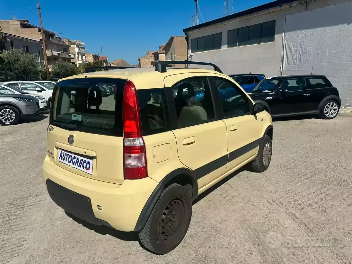 Usata Fiat Panda 4x4 60 CV (44 kW) 2009 Giallo Utilitaria